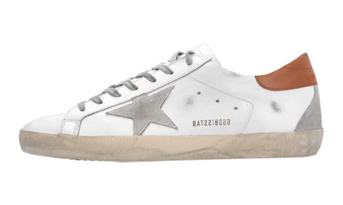GOLDEN GOOSE SUPER STAR BROWN TAB STELLA SUEDE