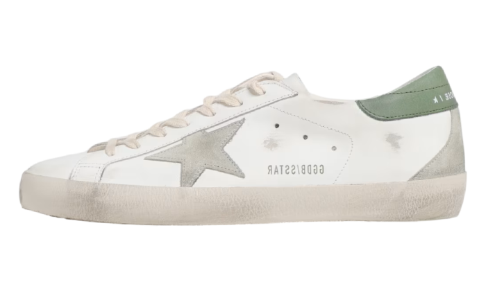 GOLDEN GOOSE SUPER STAR STELLA SUEDE TACCO OLIVE