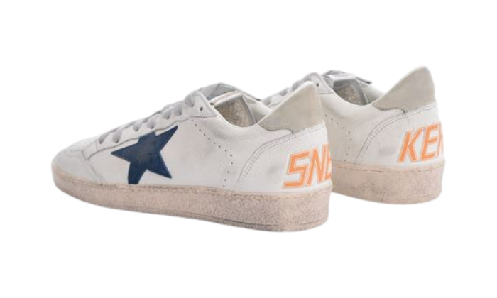 GOLDEN GOOSE BALLSTAR BLUE/YELLOW