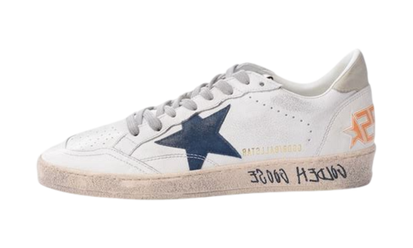 GOLDEN GOOSE BALLSTAR BLUE/YELLOW
