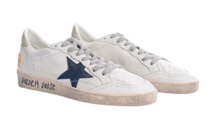 GOLDEN GOOSE BALLSTAR BLUE/YELLOW