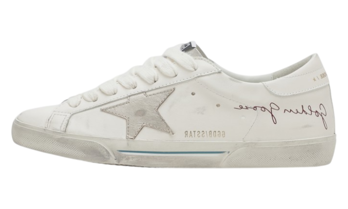 GOLDEN GOOSE SUPER STAR FULL WHITE STAR GOLD