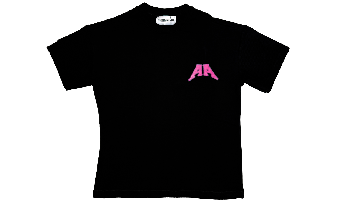 DOUBLE A TEE BLACK/PINK  - Replacement Brand