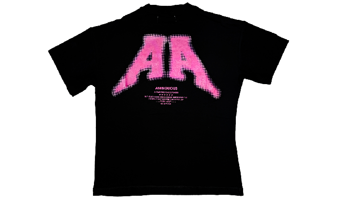 DOUBLE A TEE BLACK/PINK  - Replacement Brand