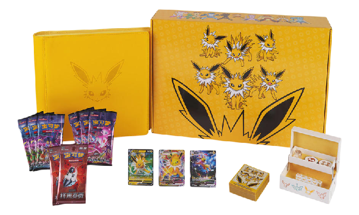 POKEMON TCG S-CHINESE 2024 EEVEE GX GIFT BOX YELLOW - JOLTEON