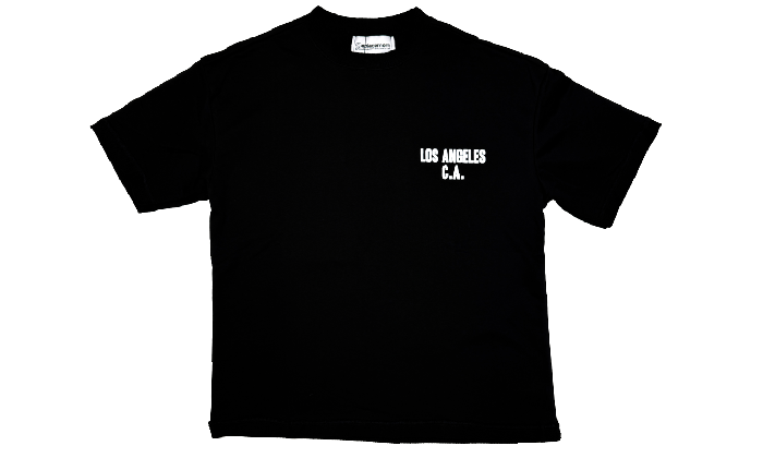 LOS ANGELES TEE BLACK  - Replacement Brand