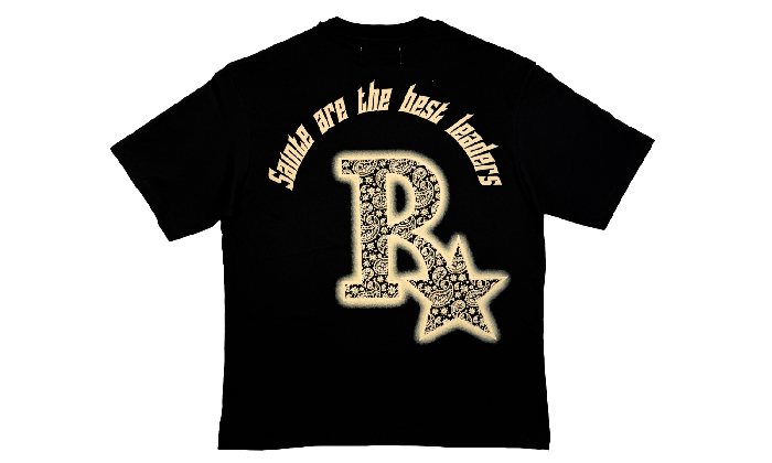 R LOGO TEE BLACK  - Replacement Brand