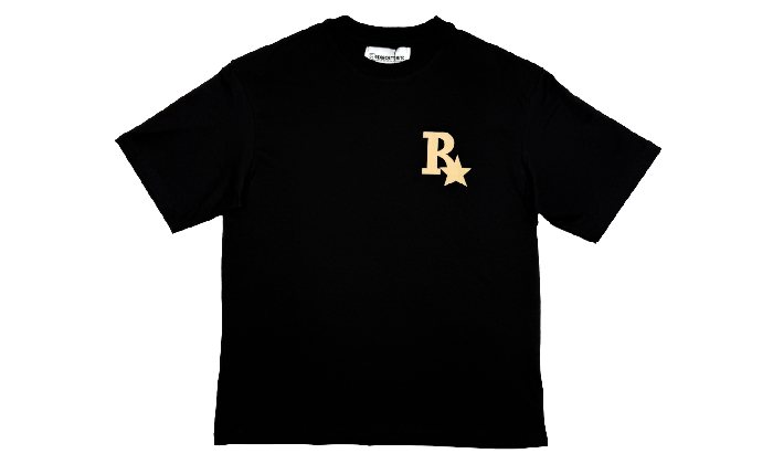 R LOGO TEE BLACK  - Replacement Brand