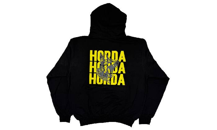 DOBERMAN HOODIE BLACK/YELLOW - Horda Brand
