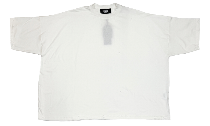 TEE OVERSIZE WHITE - Sign Brand
