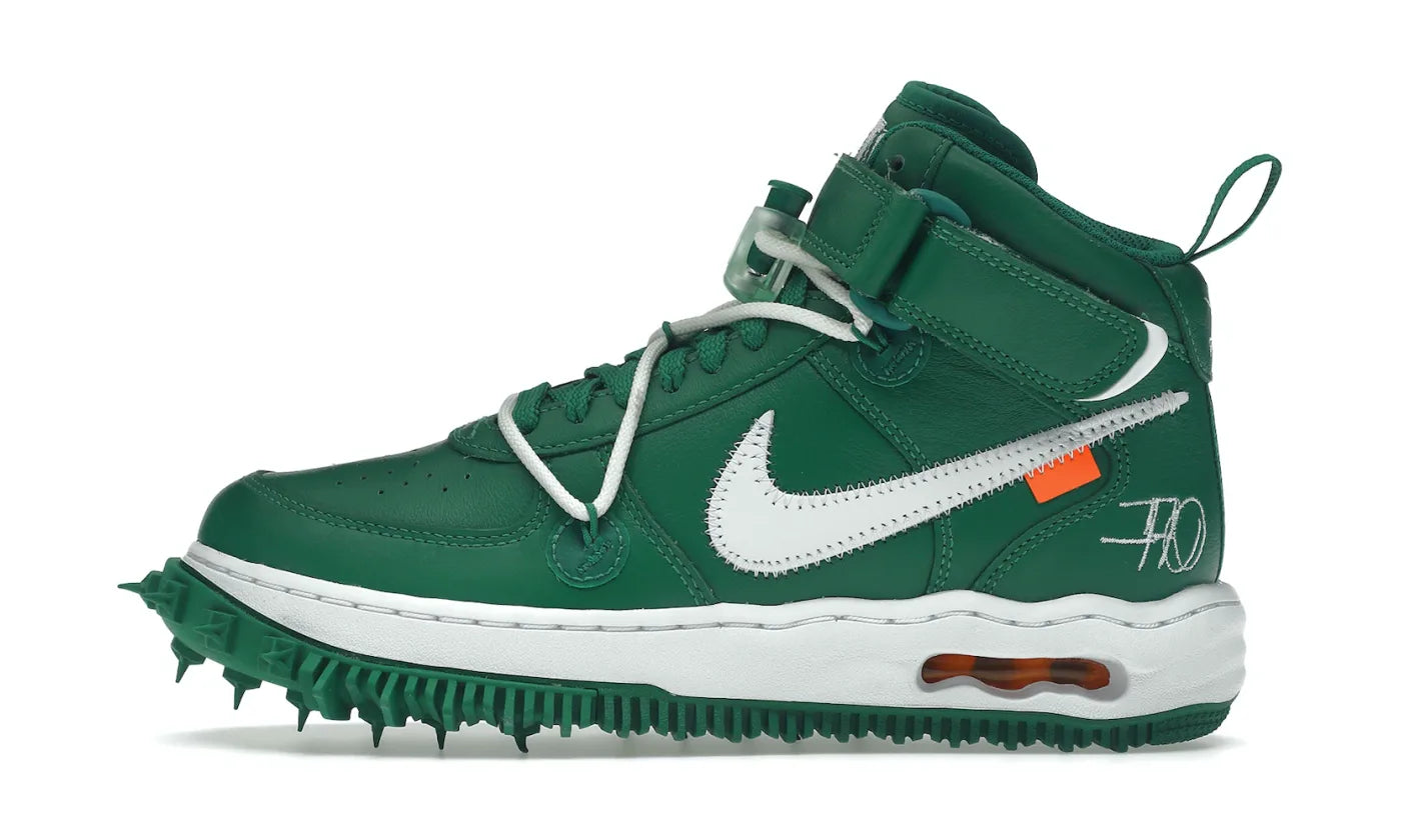 NIKE AIR FORCE 1 MID OFF WHITE PINE GREEN 36