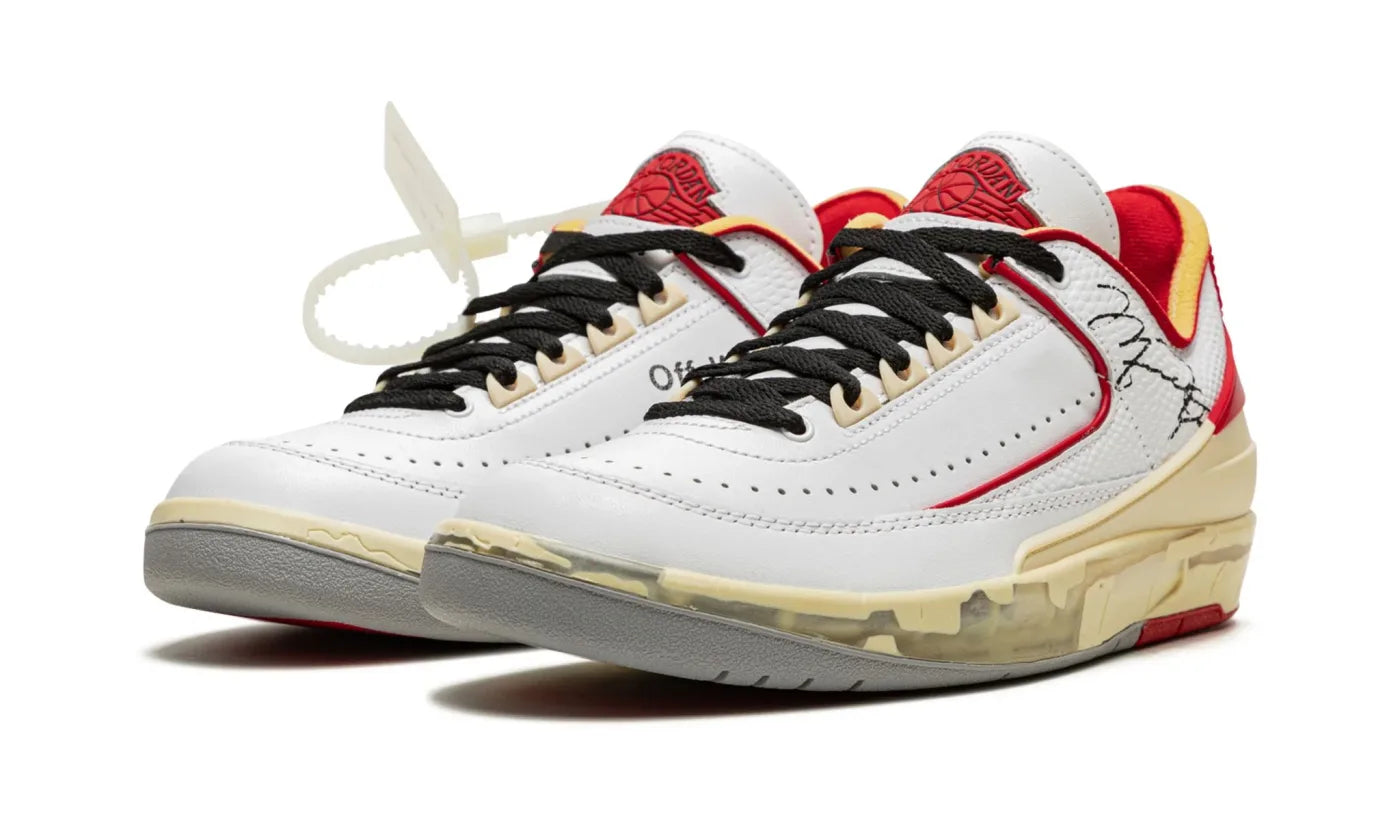 AIR JORDAN 2 RETRO LOW SP OFF WHITE WHITE RED