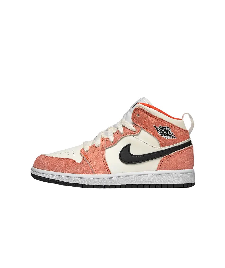AIR JORDAN 1 MID TEAM ORANGE (BÉBÉ/BÉBÉ)