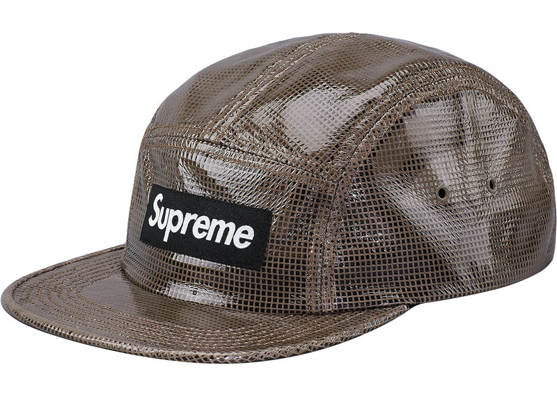SUPREME LAMINATED BOX WEAVE CAMP CAP