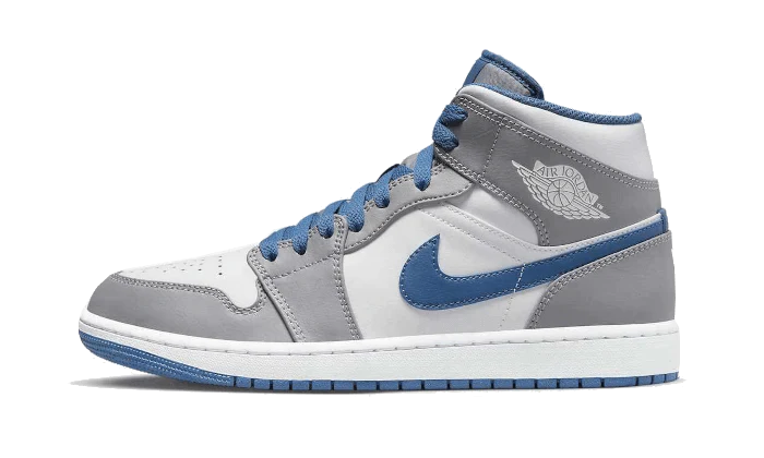 AIR JORDAN 1 MID TRUE BLUE