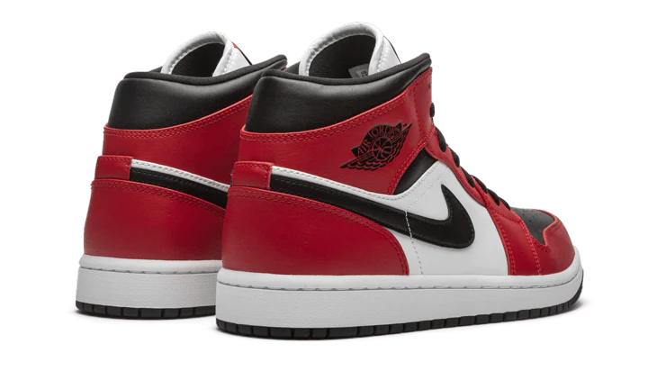 AIR JORDAN 1 MID CHICAGO BLACK TOE