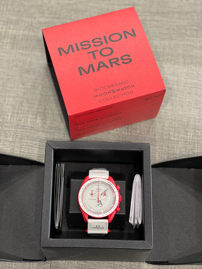 Swatch x Omega Bioceramic Moonswatch Mission to Mars