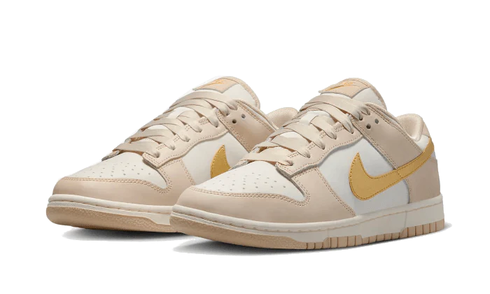 NIKE DUNK LOW PHANTOM MÉTALLISÉ OR