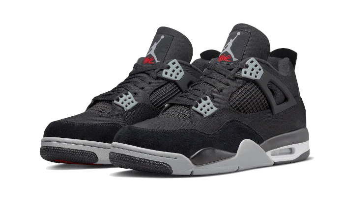 AIR JORDAN 4 TOILE NOIRE