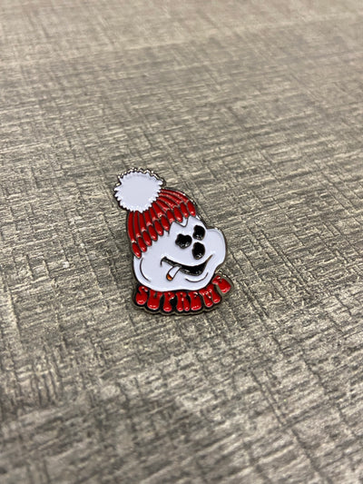 SUPREME SNOWMAN PIN