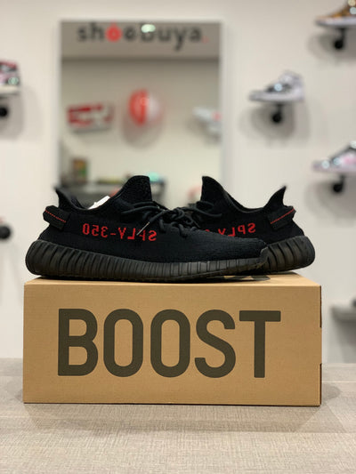 ADIDAS YEEZY BOOST 350 BRED BLACK RED