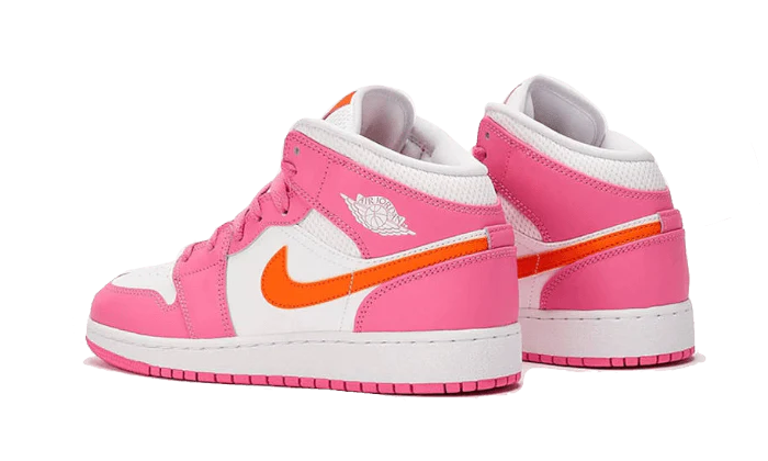 AIR JORDAN 1 MID PINKSICLE SAFETY ORANGE