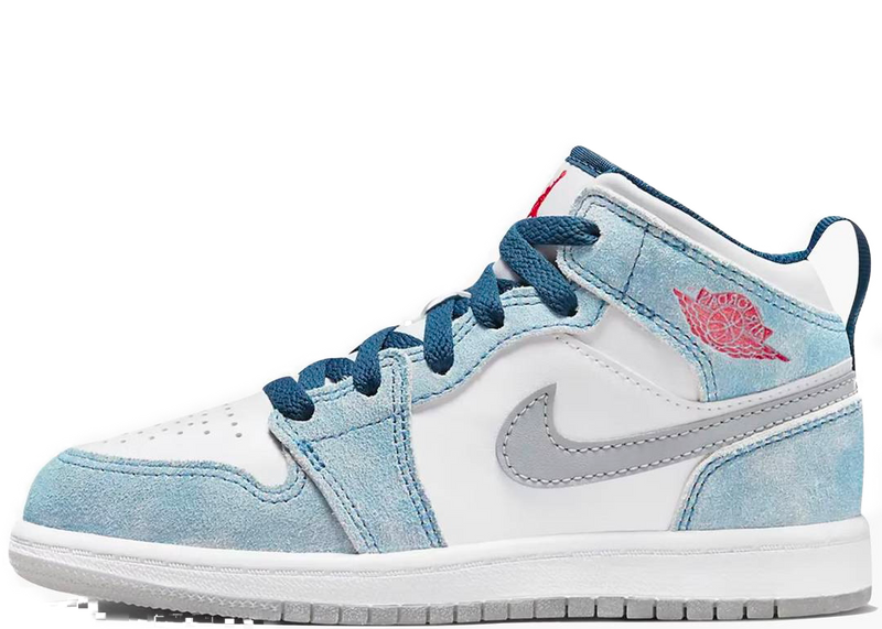 AIR JORDAN 1 MID FRENCH BLUE FIRE RED BABY/INFANT