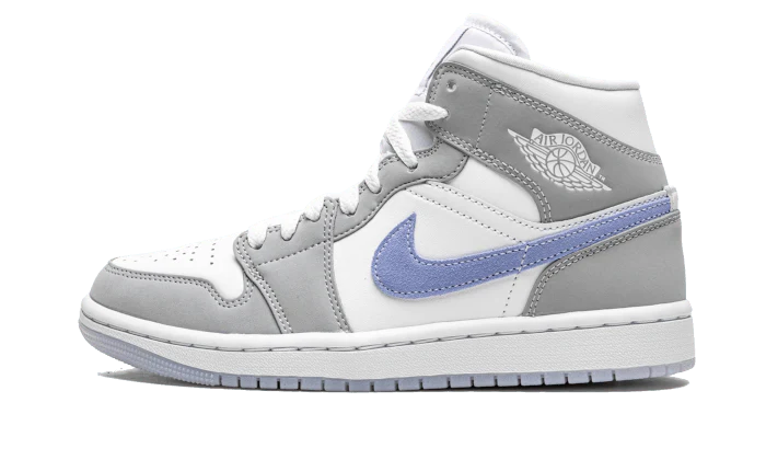 AIR JORDAN 1 MID WOLF GREY ALUMINUM