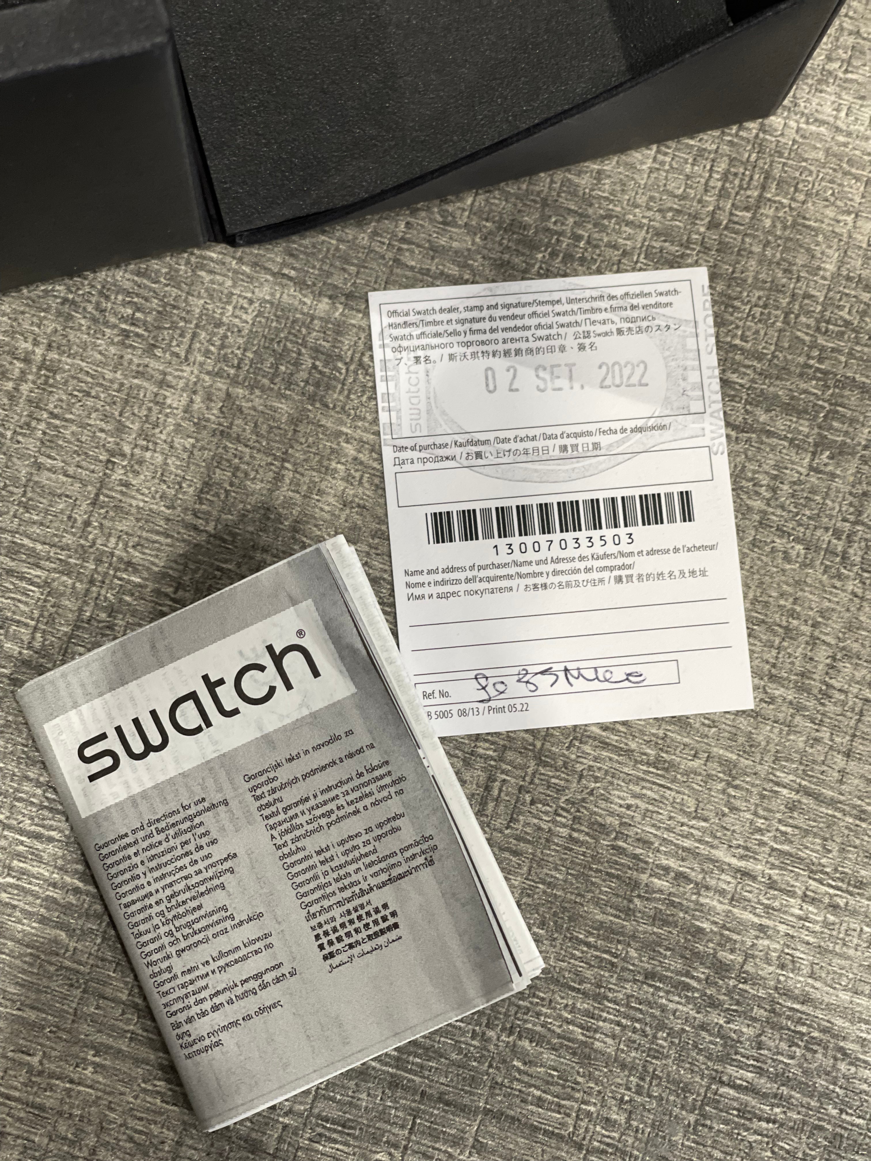 Swatch x Omega Bioceramic Moonswatch Mission To Moon