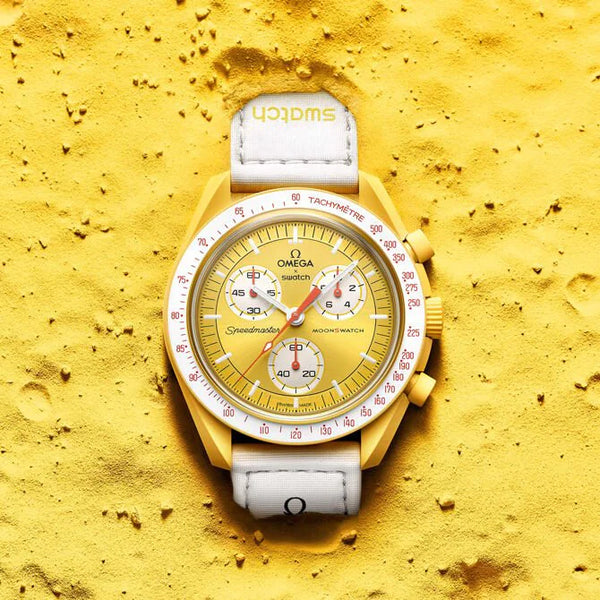 Swatch x Omega Bioceramic Moonswatch Mission To The Sun Swatch x Omega Bioceramic Moonswatch Mission To The Sun